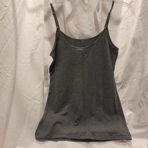 Time & Tru S (4-6) Adjustable Spaghetti Strap Gray Cami, New With Tages